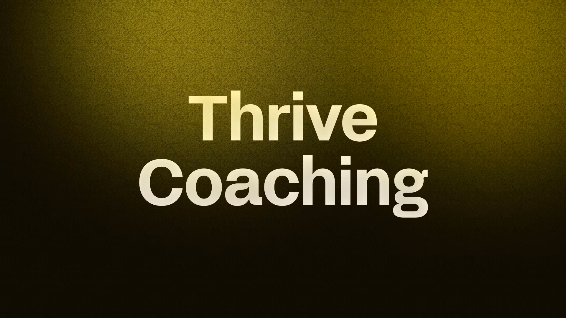 Thrive Coaching