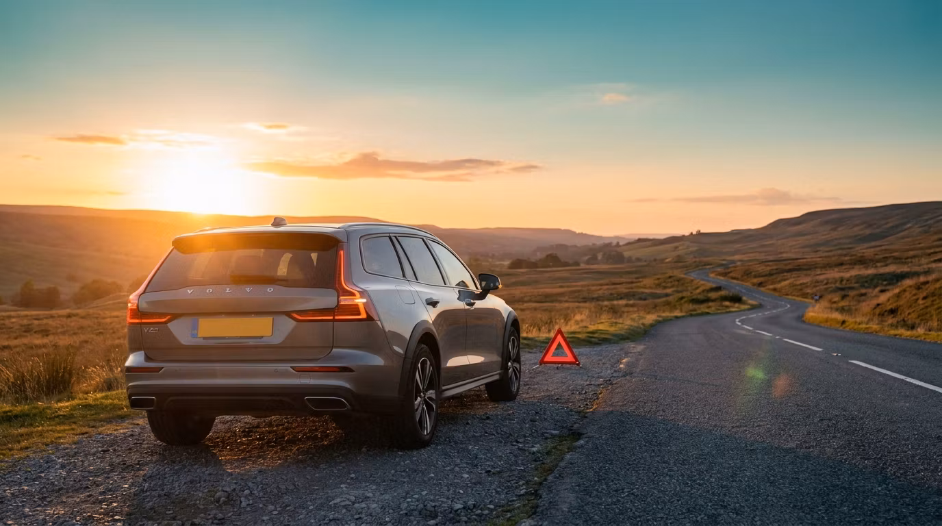 Parents Keeping Kids Calm On Roadside Breakdowns