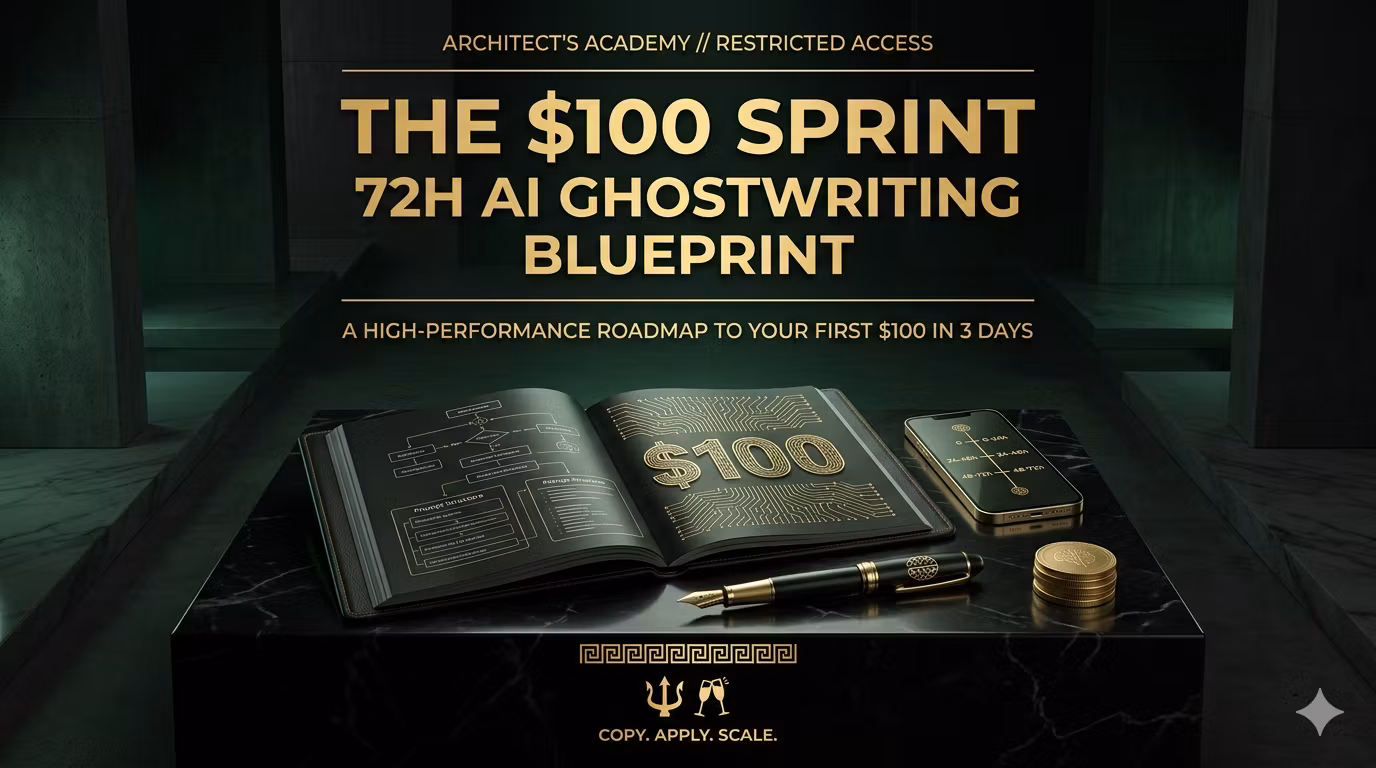 [FREE] The $100 Sprint: 72H AI Ghostwriting Blueprint 🏛️🔱