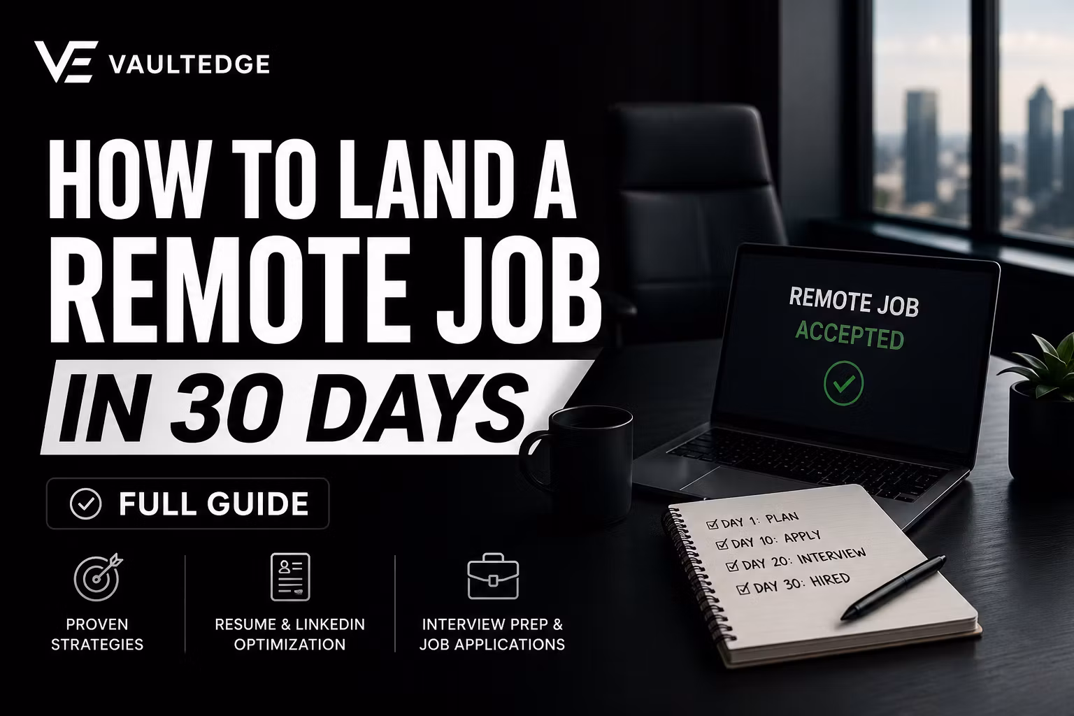 How to Land a Remote Job in 30 days
