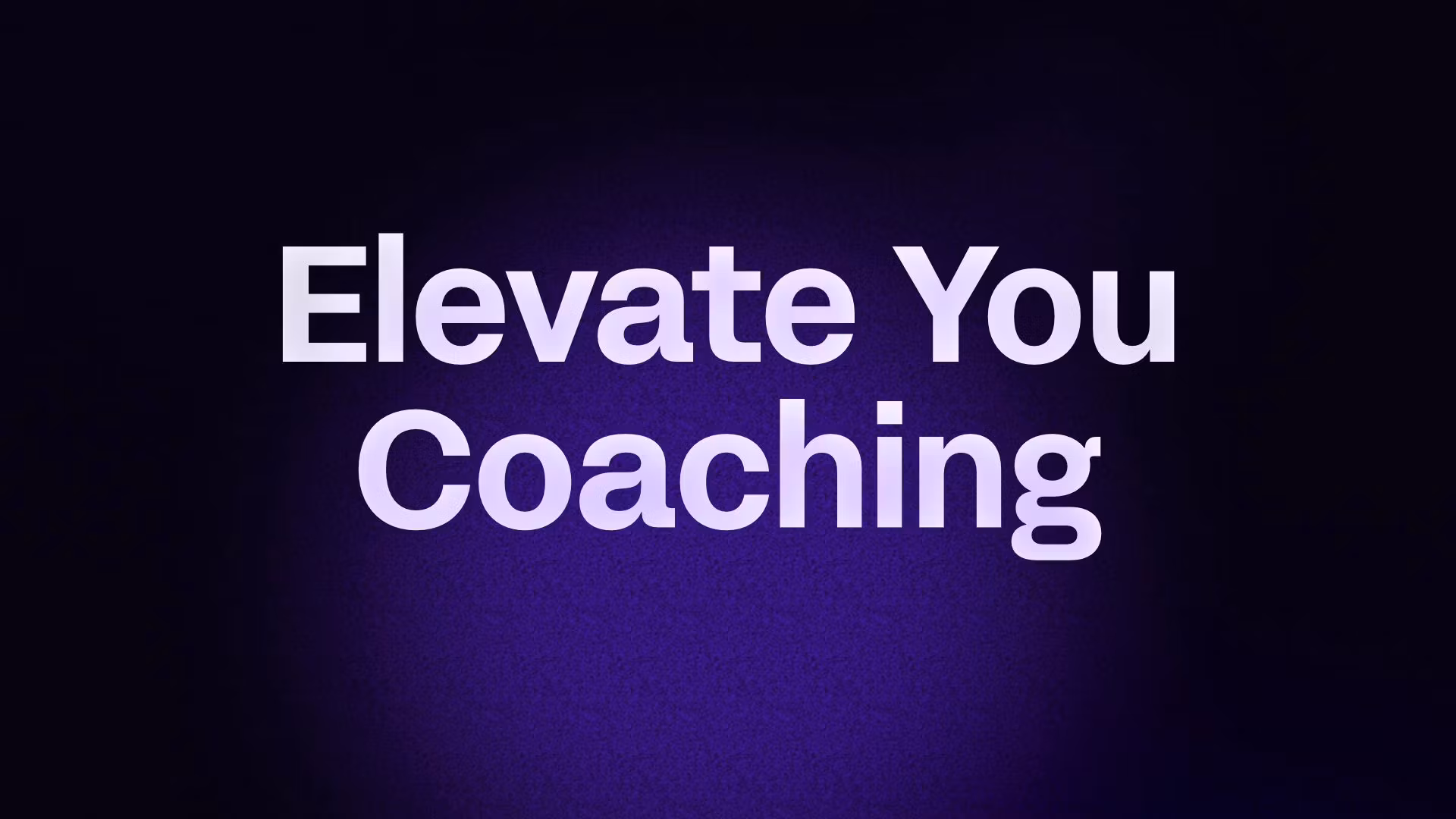 Elevate You Coaching