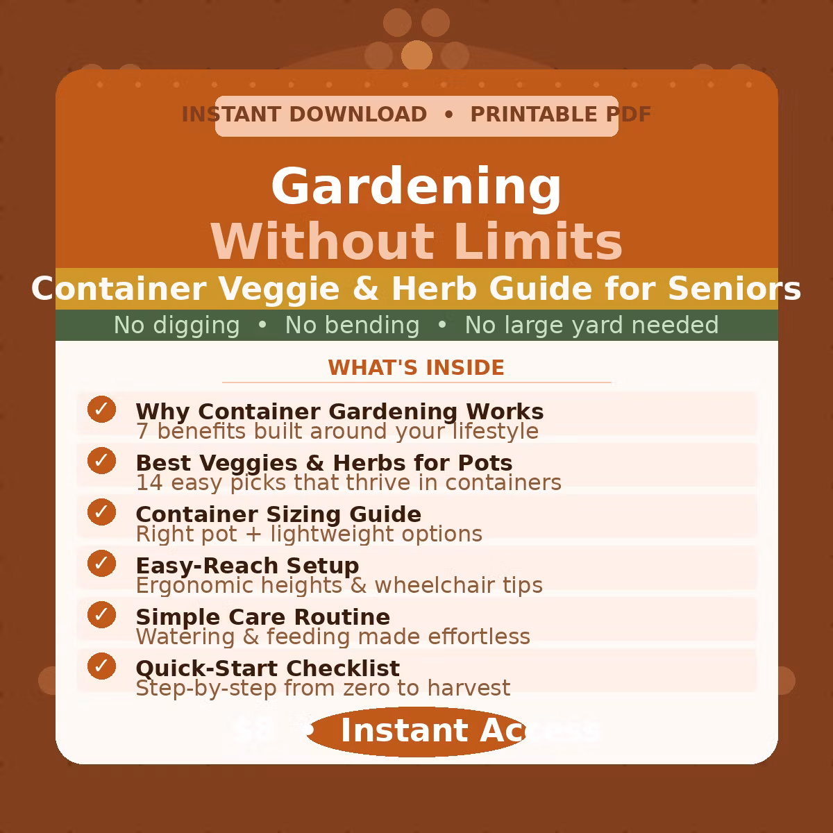 Container Gardening for Seniors