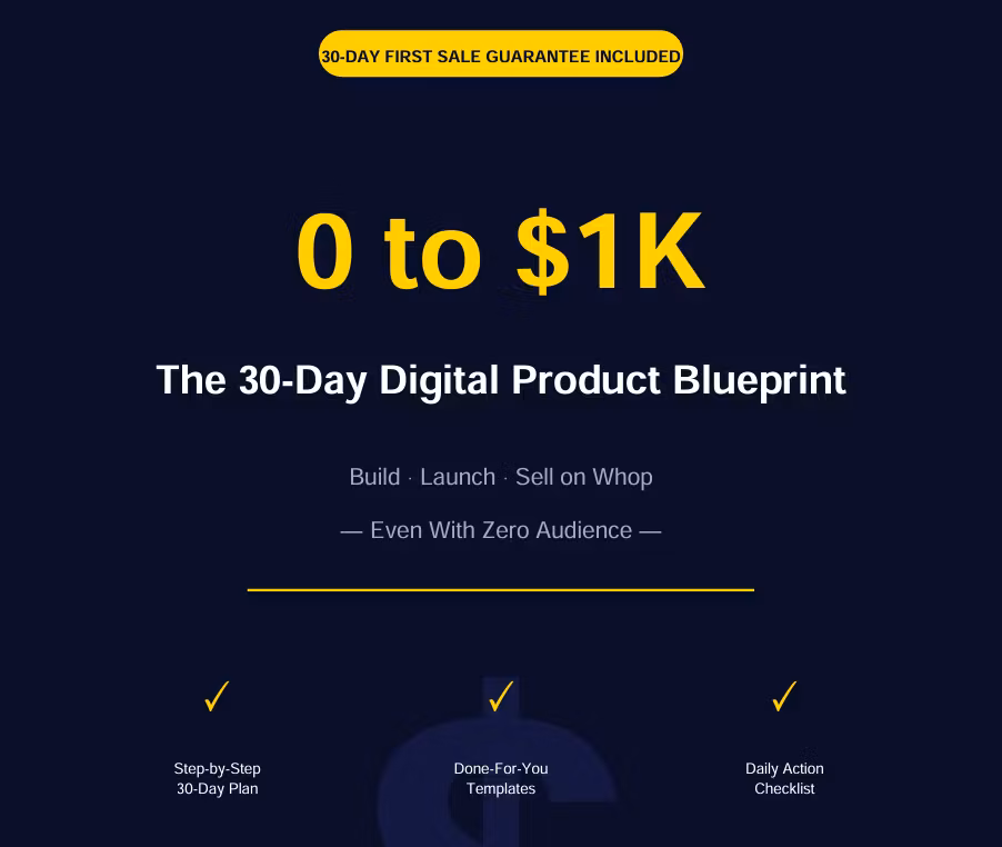 The 30-Day Digital Product Blueprint