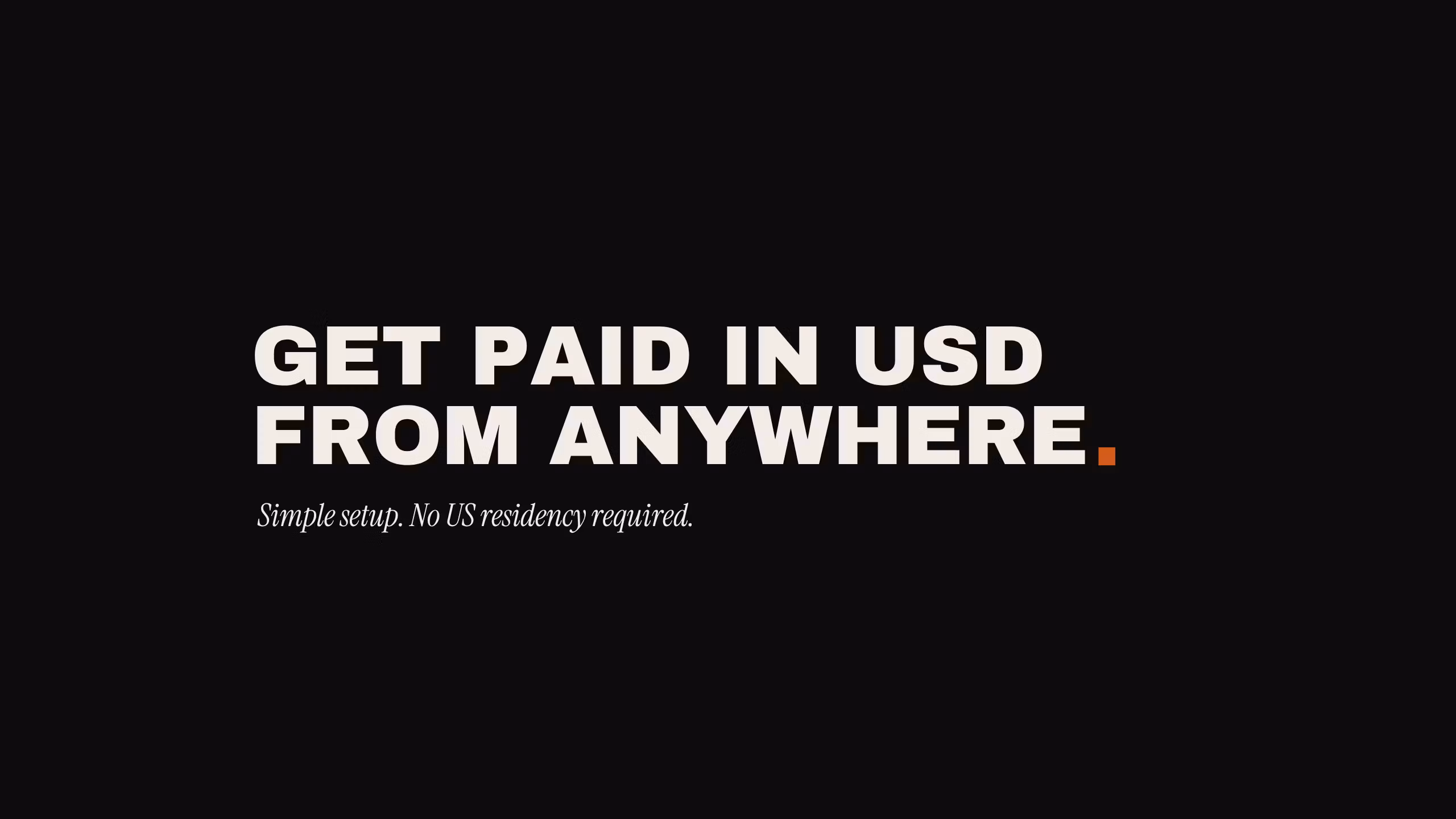 Get Paid Globally