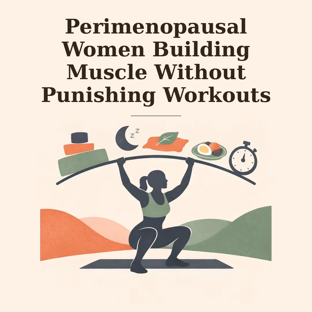 Perimenopausal Women Building Muscle Without Punishing Workouts