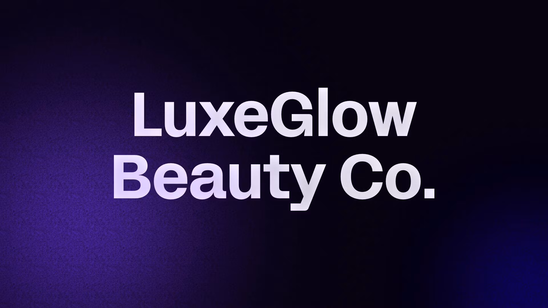 LuxeGlow Beauty Co.