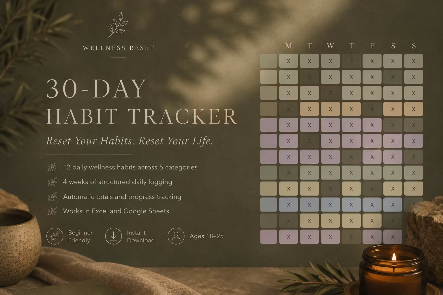 30 day Habit Tracker