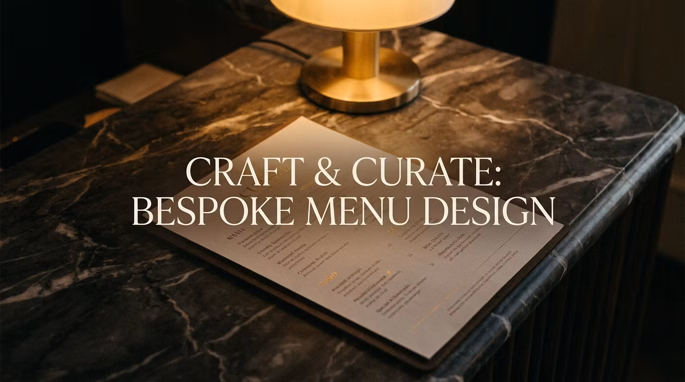 Custom Menu Design