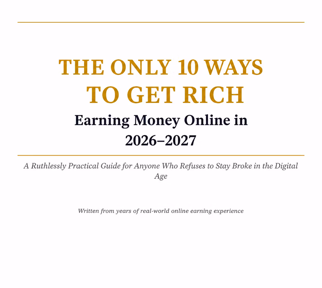 online earning