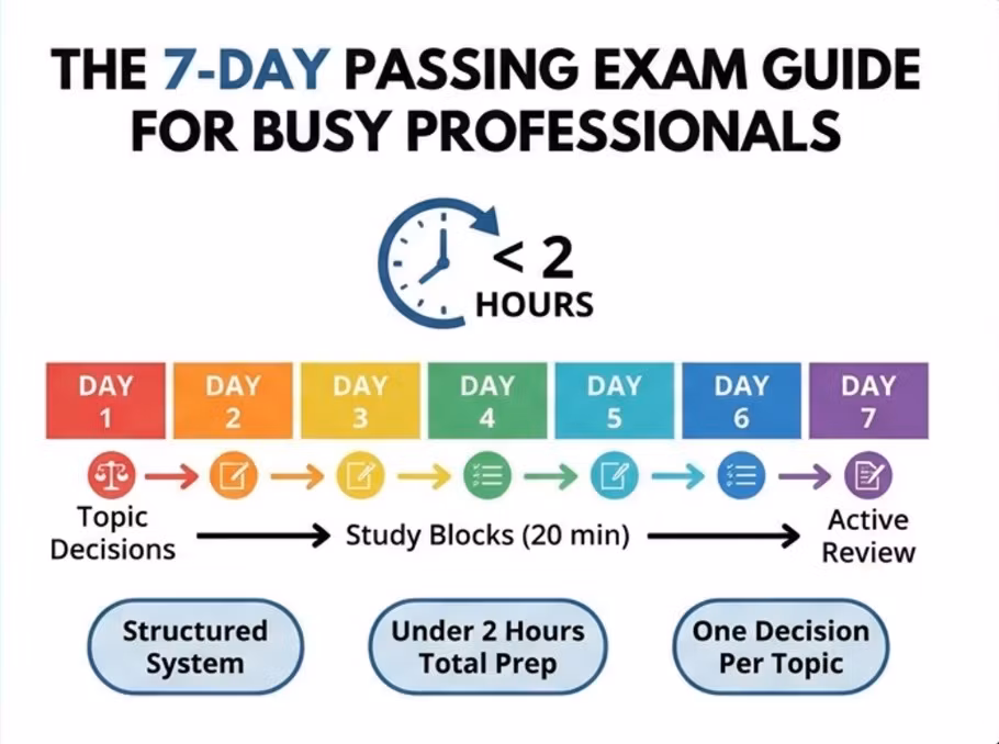 7-day guide to passing the exam