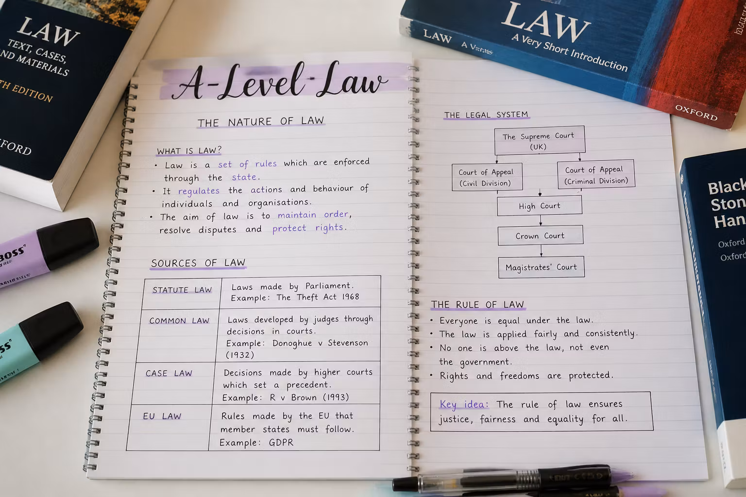 Master A-level Law with ease