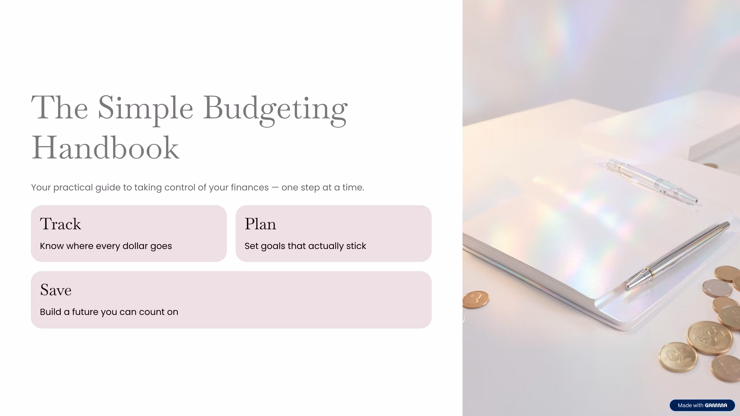 The Simple Budgeting Handbook