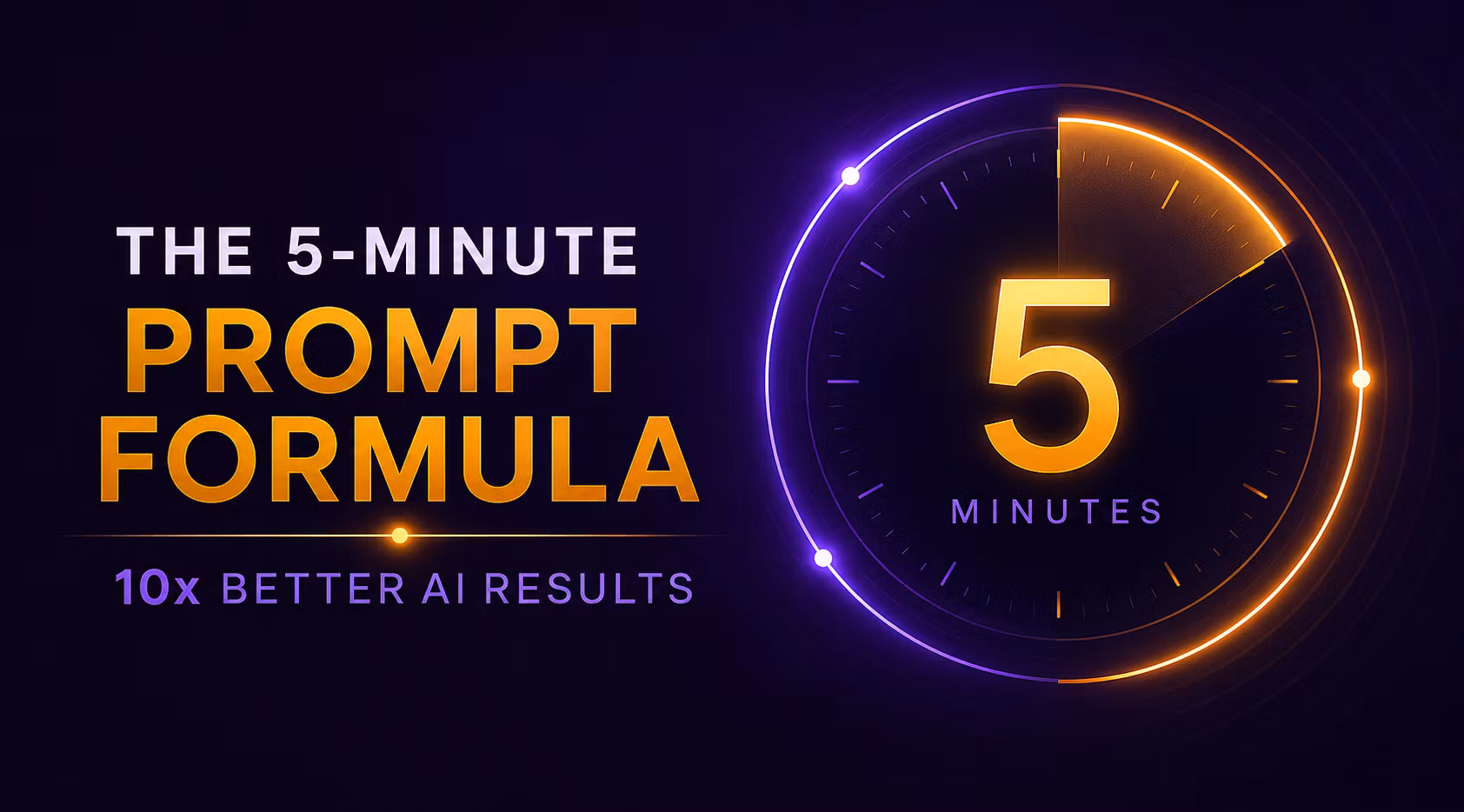 The 5-Minute Prompt Formula