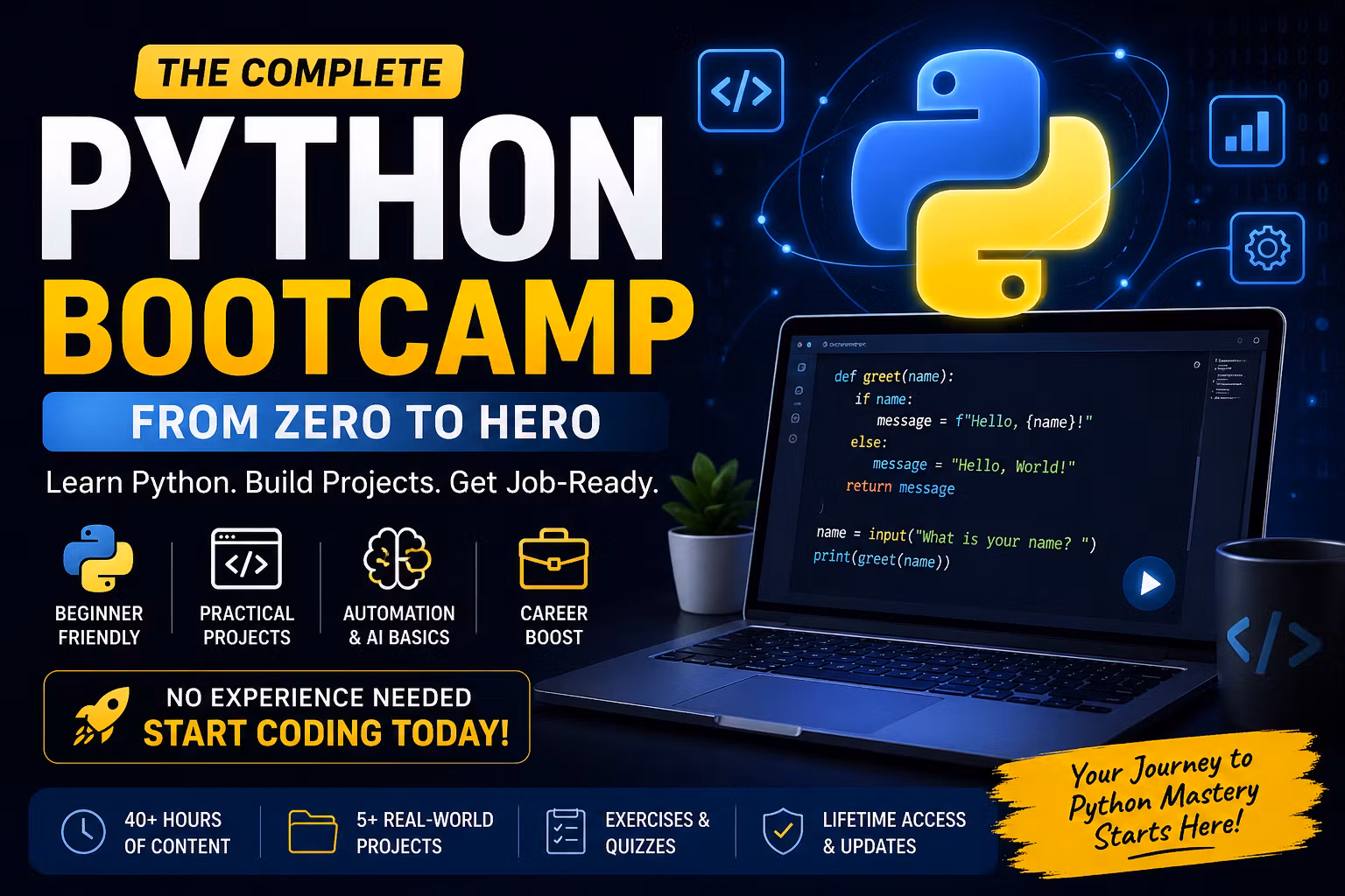 The Complete Python Bootcamp: From Zero to Hero