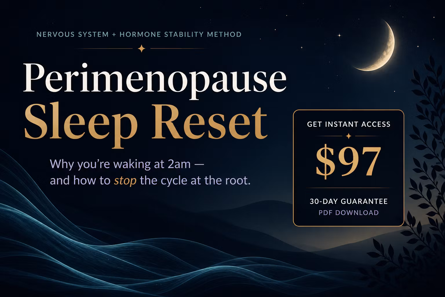 Perimenopause Sleep Trigger Tracker