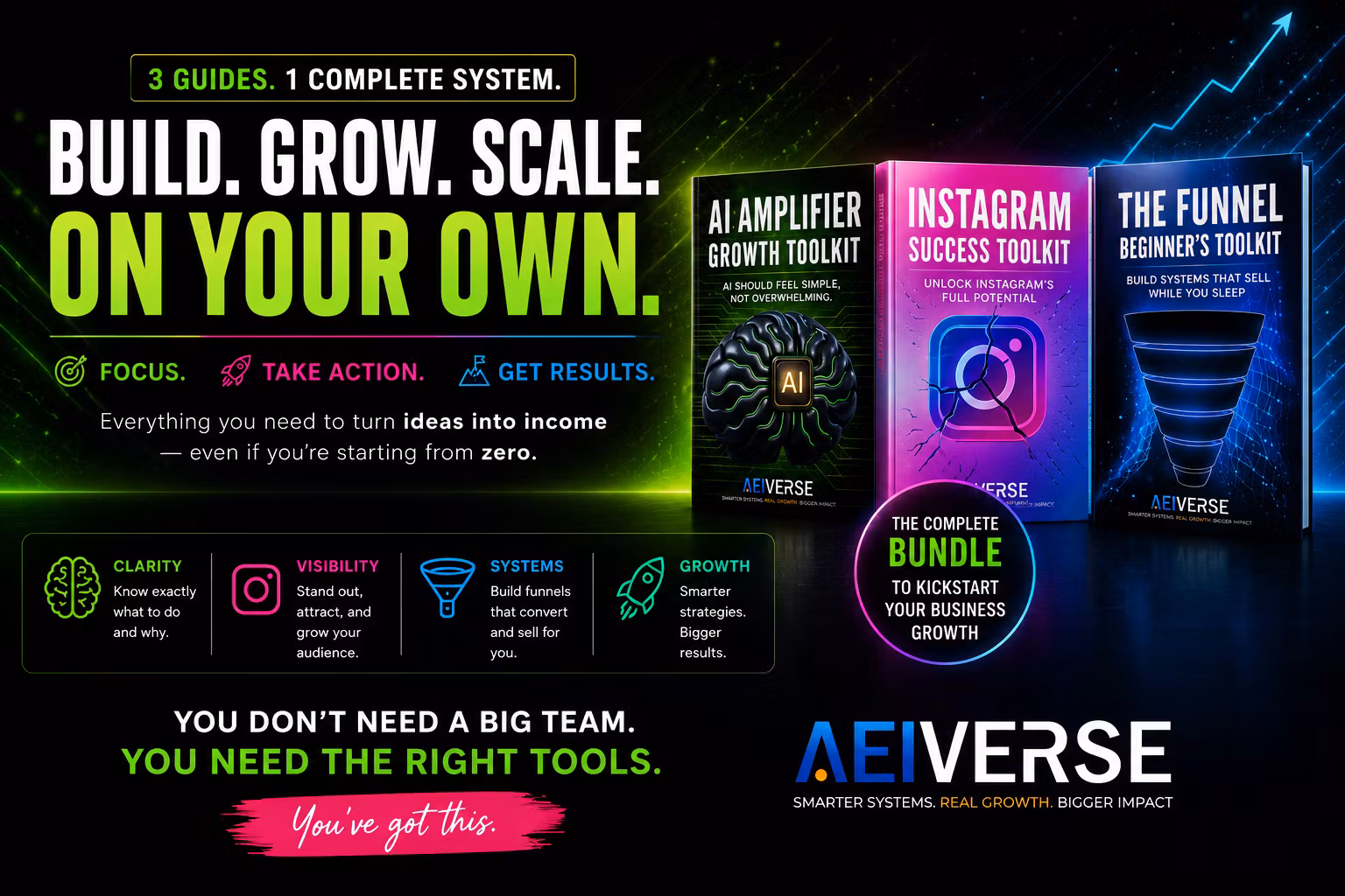 Build. Grow. Scale. On Your Own. The Complete Bundle