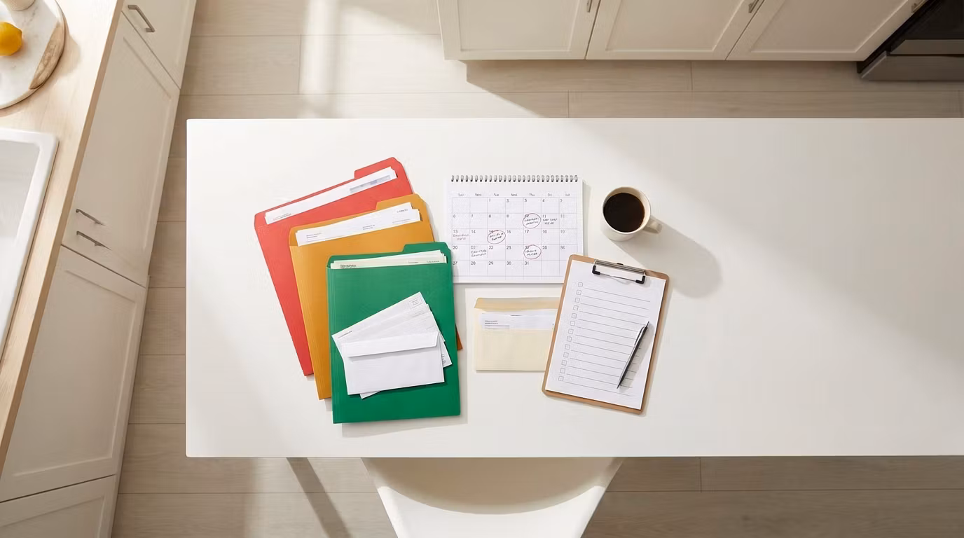 Busy Households Paying Bills On Time