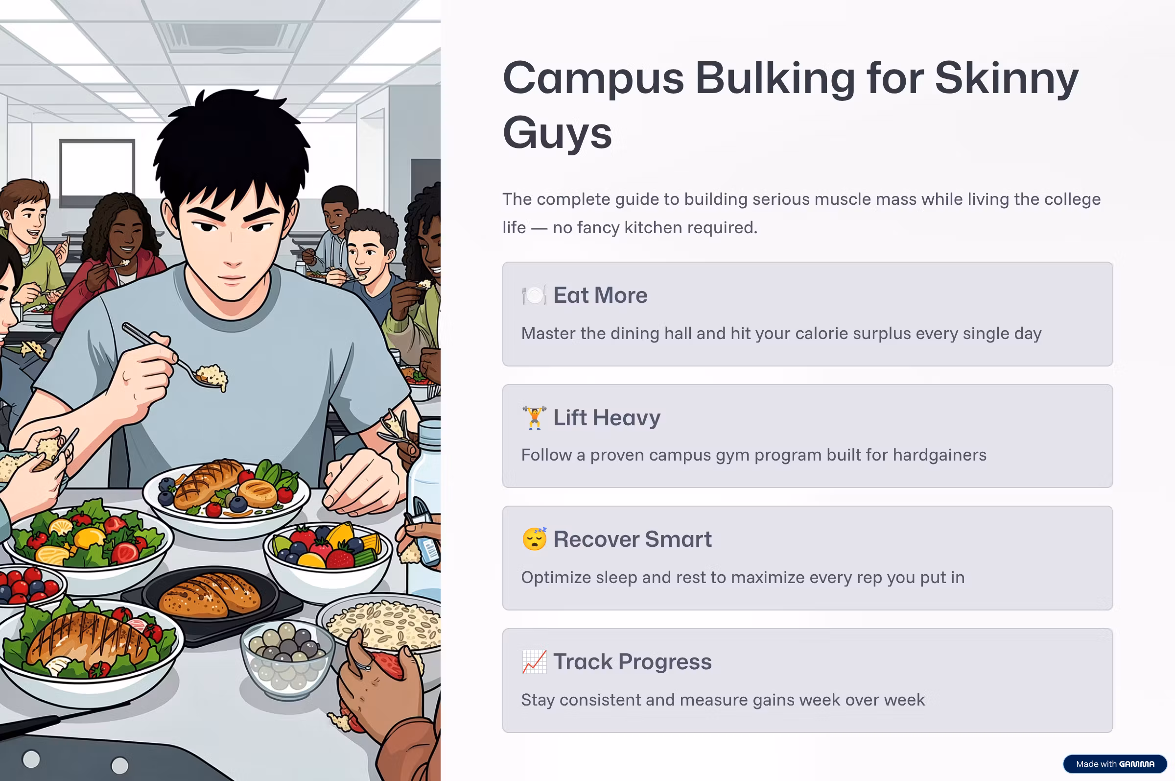 Campus Bulking for Skinny Guys
