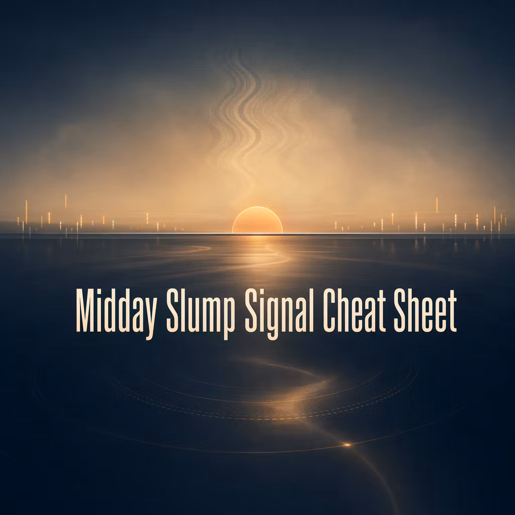 Midday Signal Slump Cheat Sheet