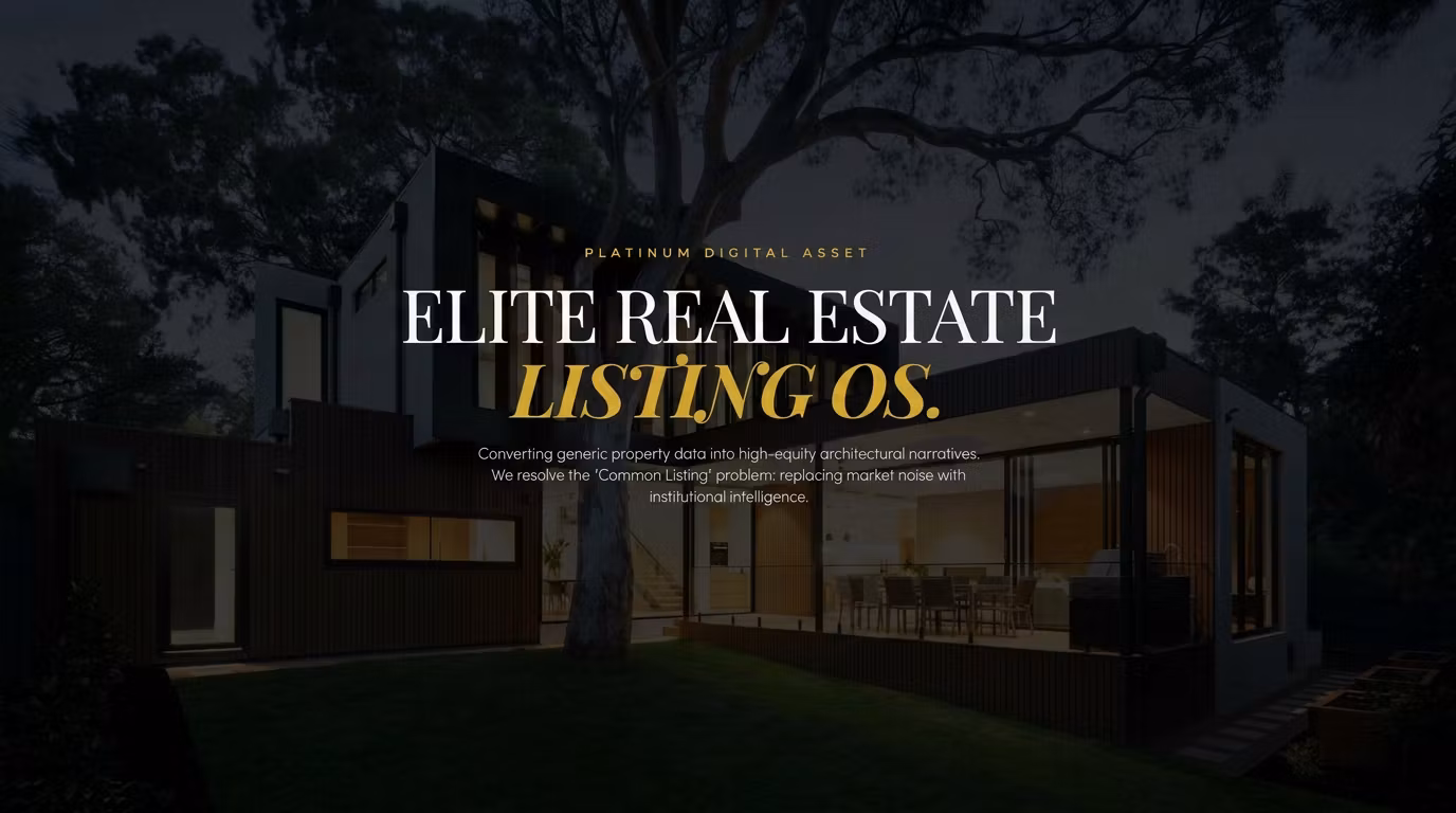 ELITE Real Estate Listing OS