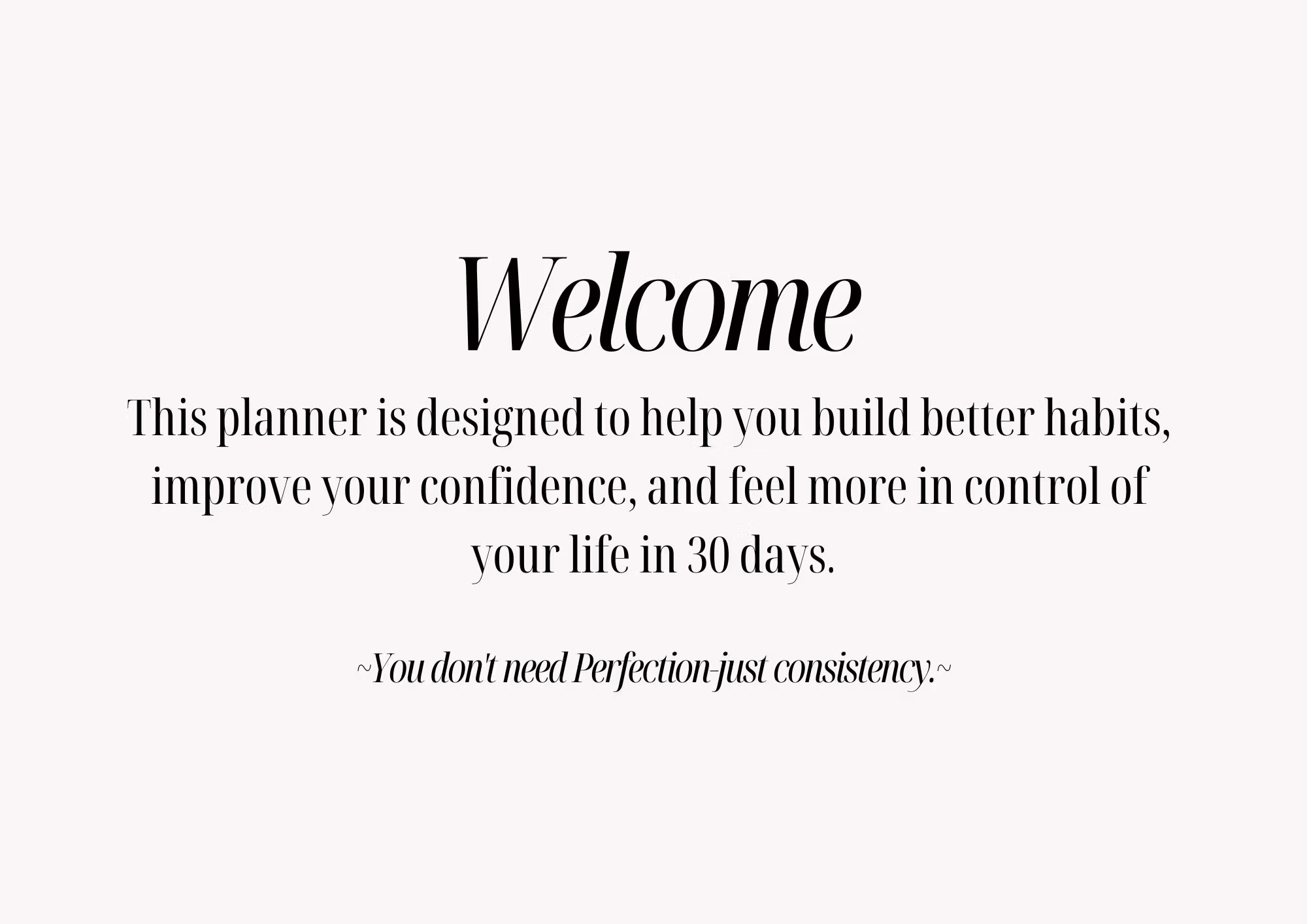 30-DAY GLOW UP PLANNER 