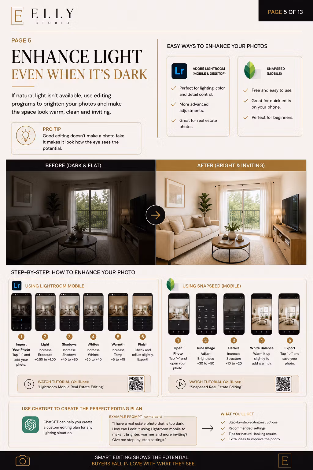 Photos That Sell Homes: 13-Page PDF Guide Headline