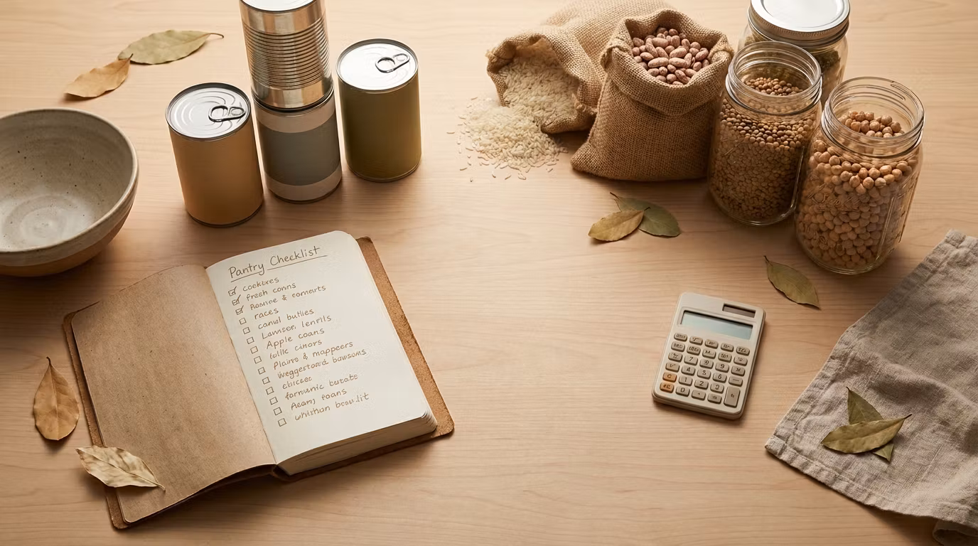 Emergency Food Reserve Worksheet