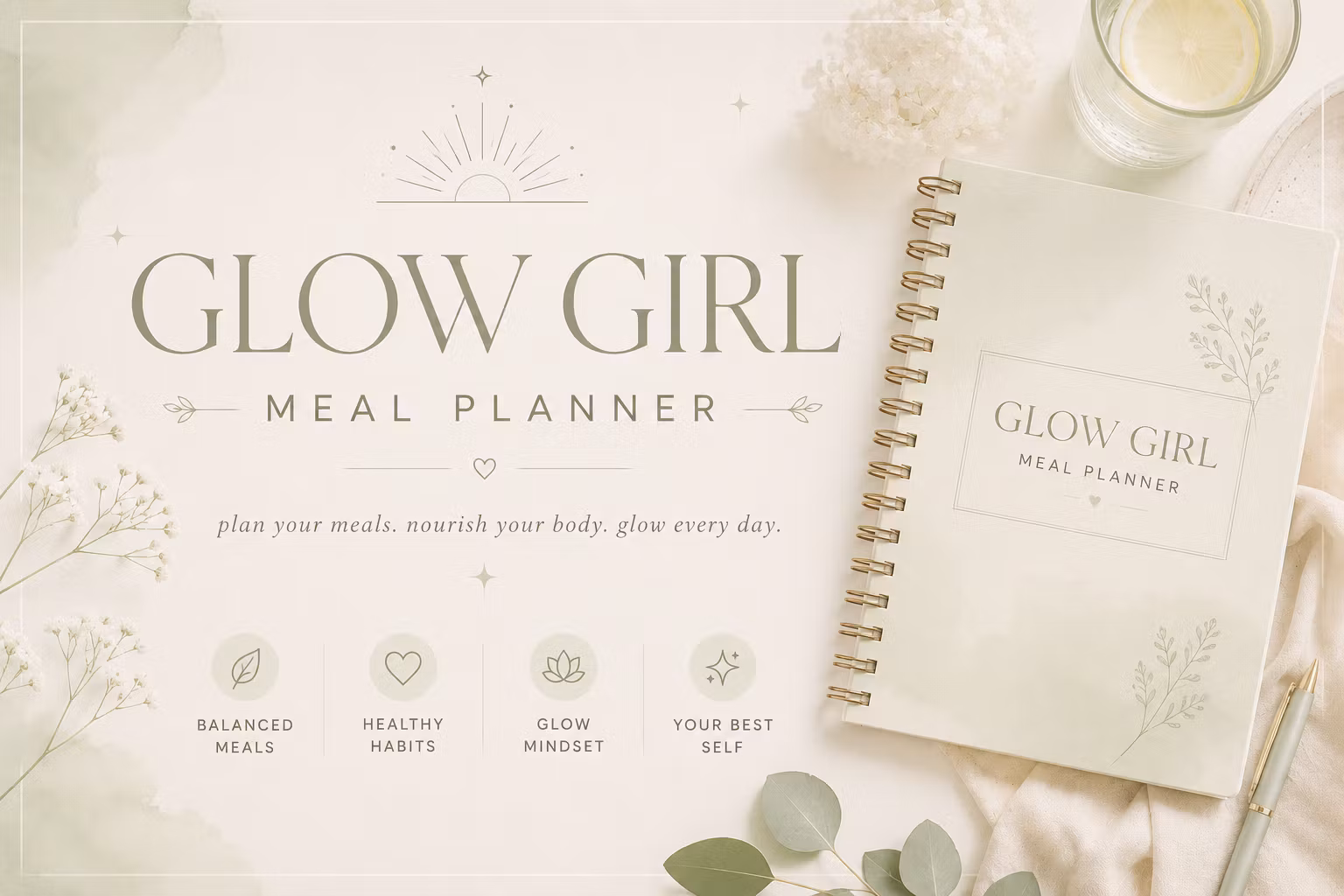 🥑 Glow Girl Meal Planner 🌷