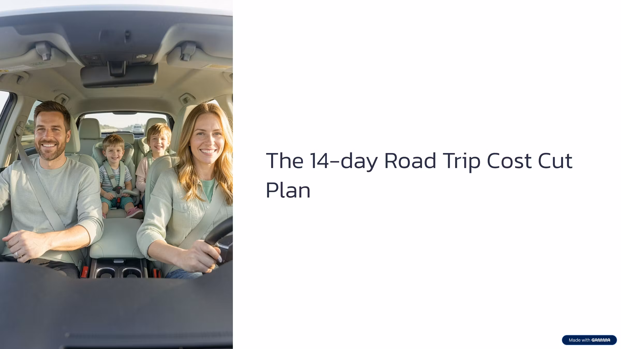 The 14-day Road Trip Cost Cut Plan
