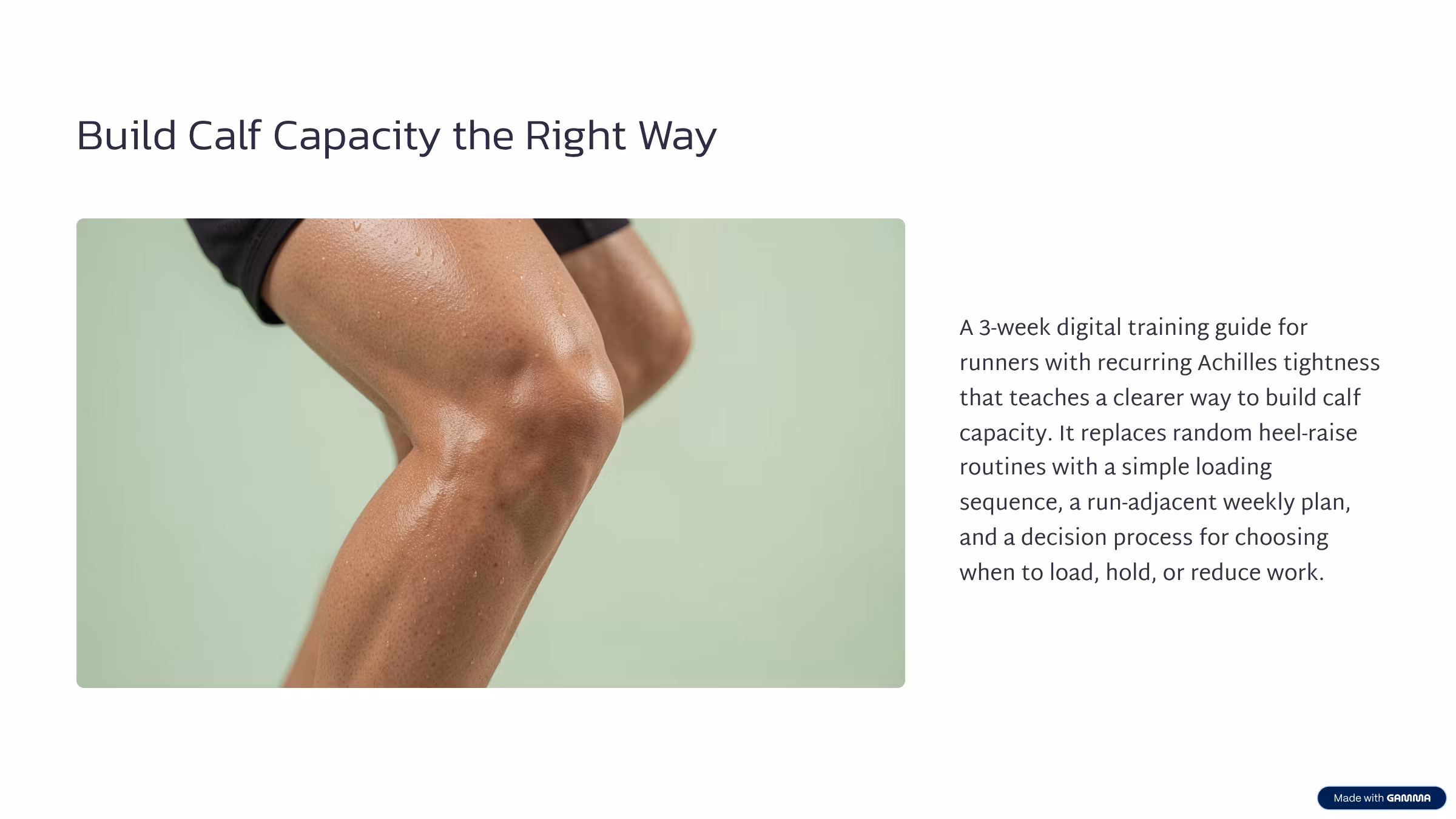 21‑Day Calf Strength Program for Runners