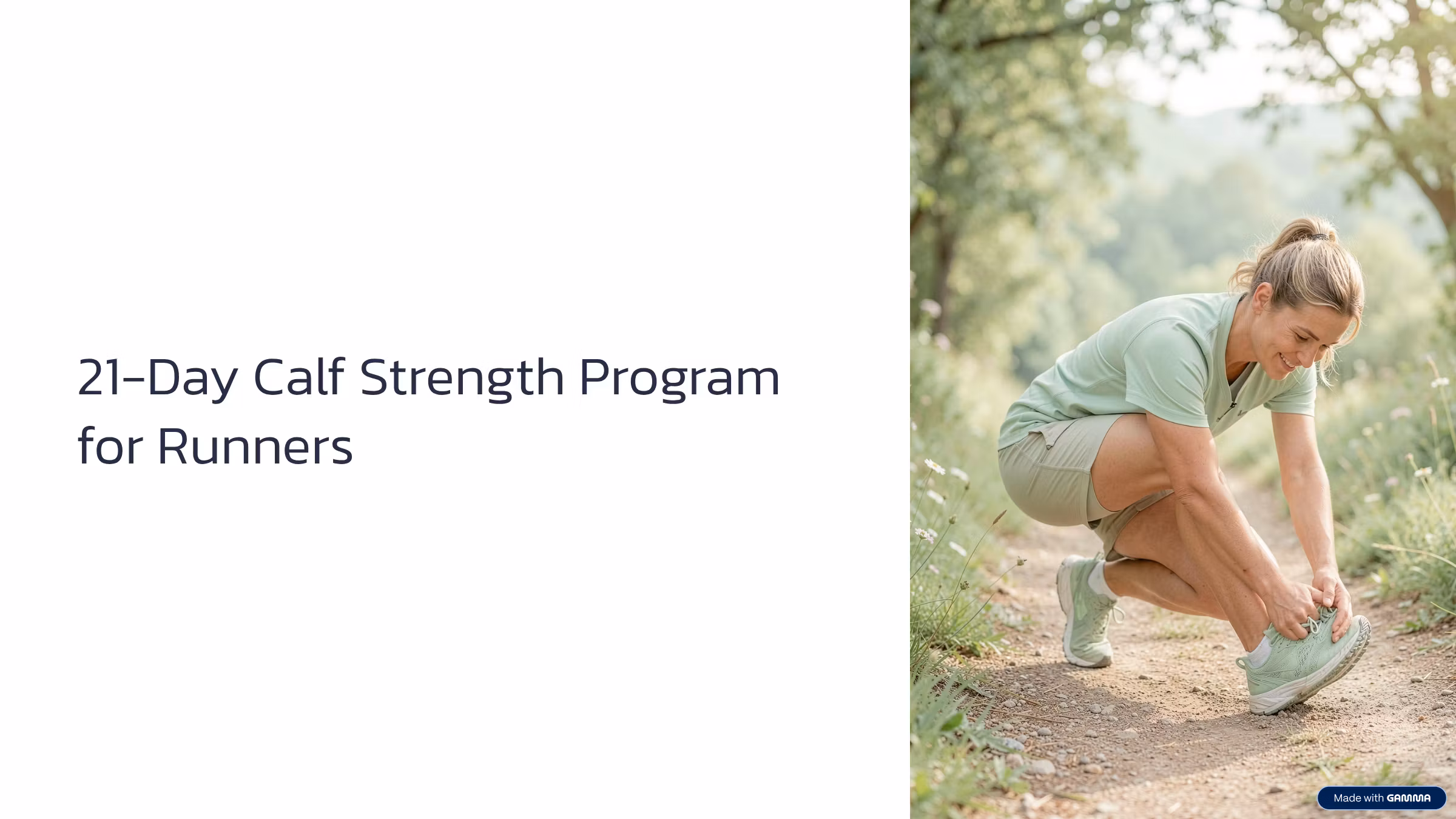 21‑Day Calf Strength Program for Runners
