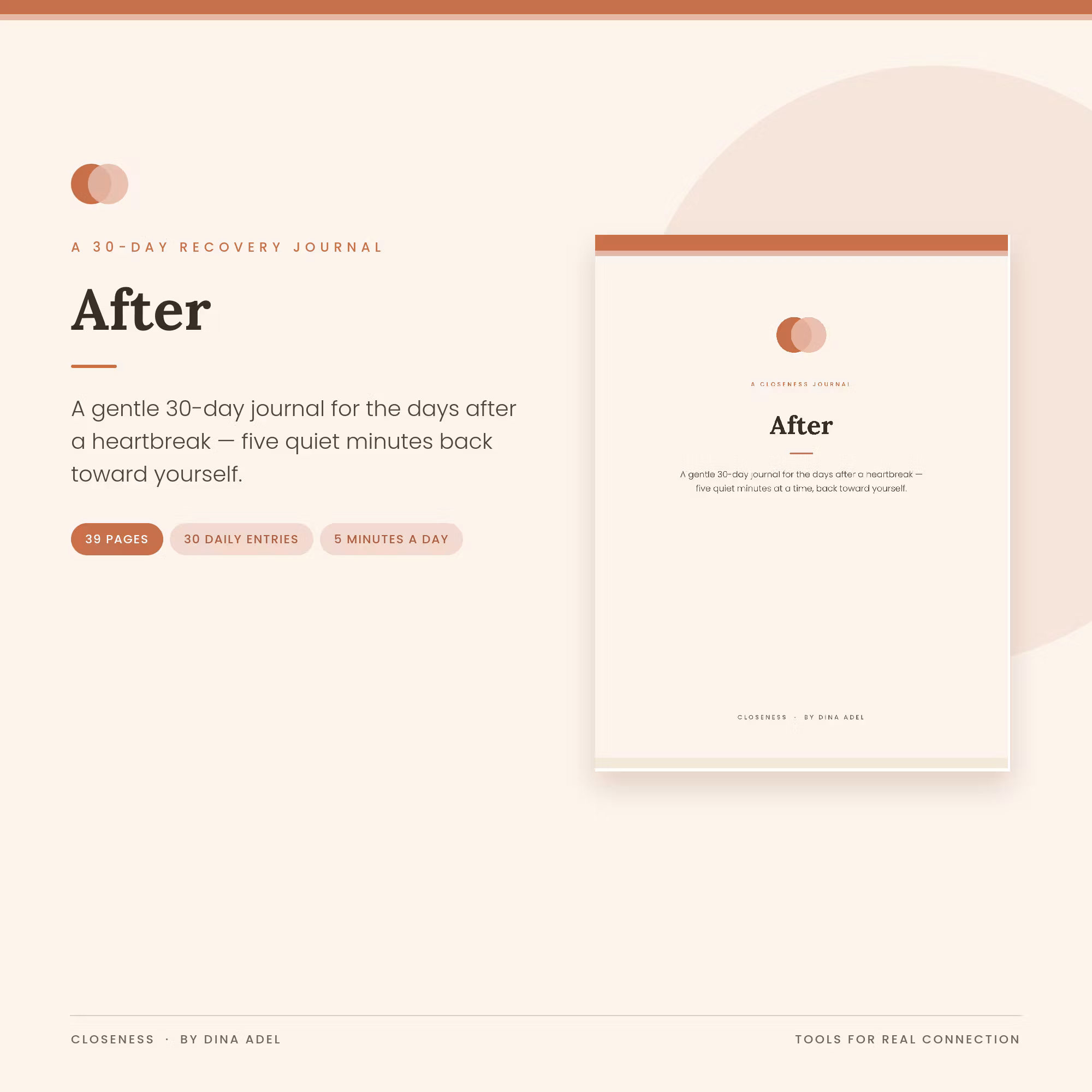 After — A 30-Day Heartbreak Recovery Journal