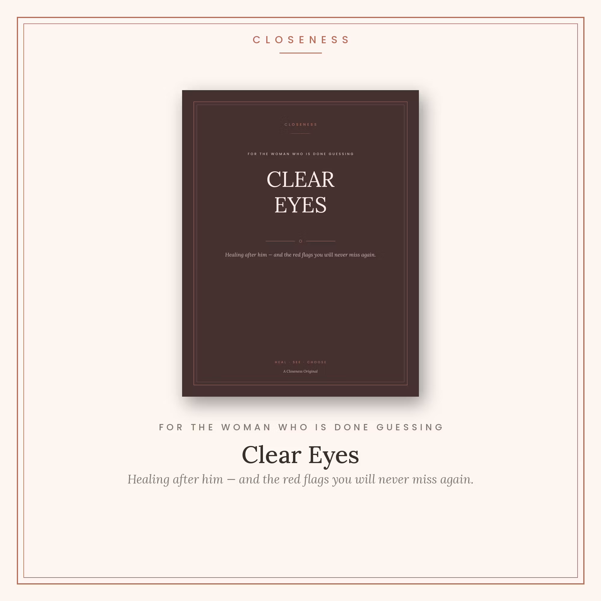 Clear Eyes — Healing After Him, and the Red Flags You'll Never Miss Again 