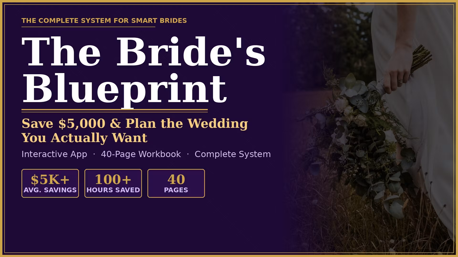 DIY Wedding Planner — Save $5,000 & 100+ Hours |  Budget Tracker, Timeline & Gue