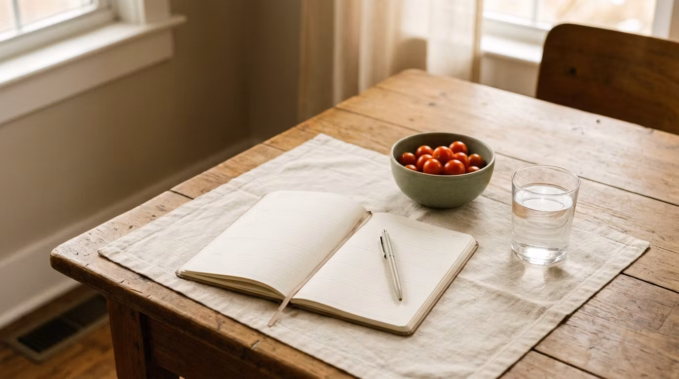 Healthy Week Reality Check Worksheet