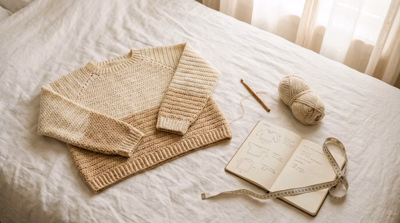 First Time Crocheters Completing Sweaters Without Complex Shaping