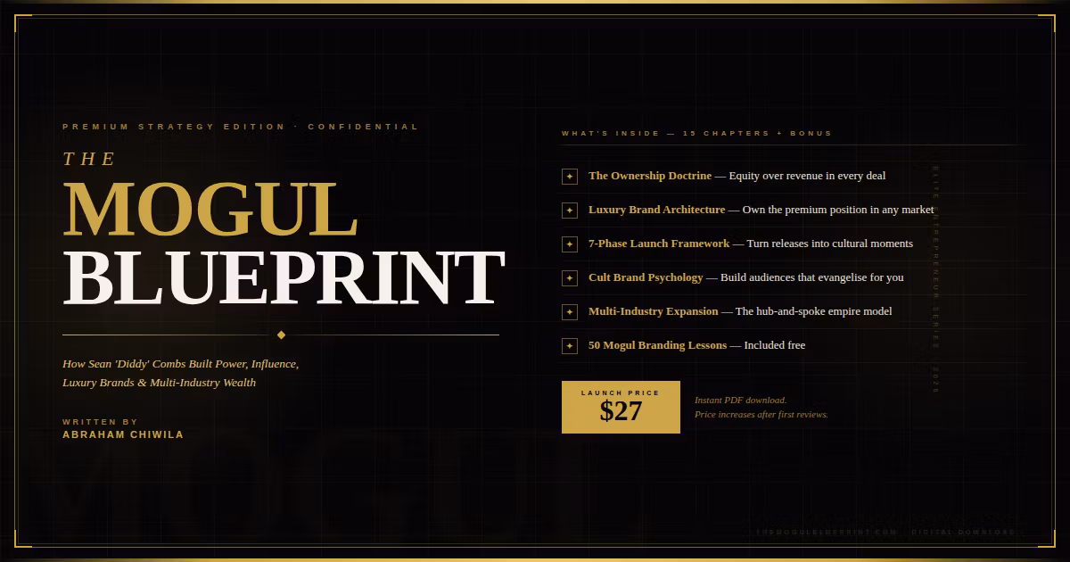 Sean Combs Mogul Blueprint
