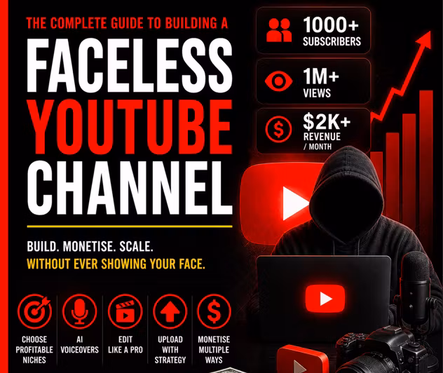 Faceless Youtube Channel: The Complete Blueprint