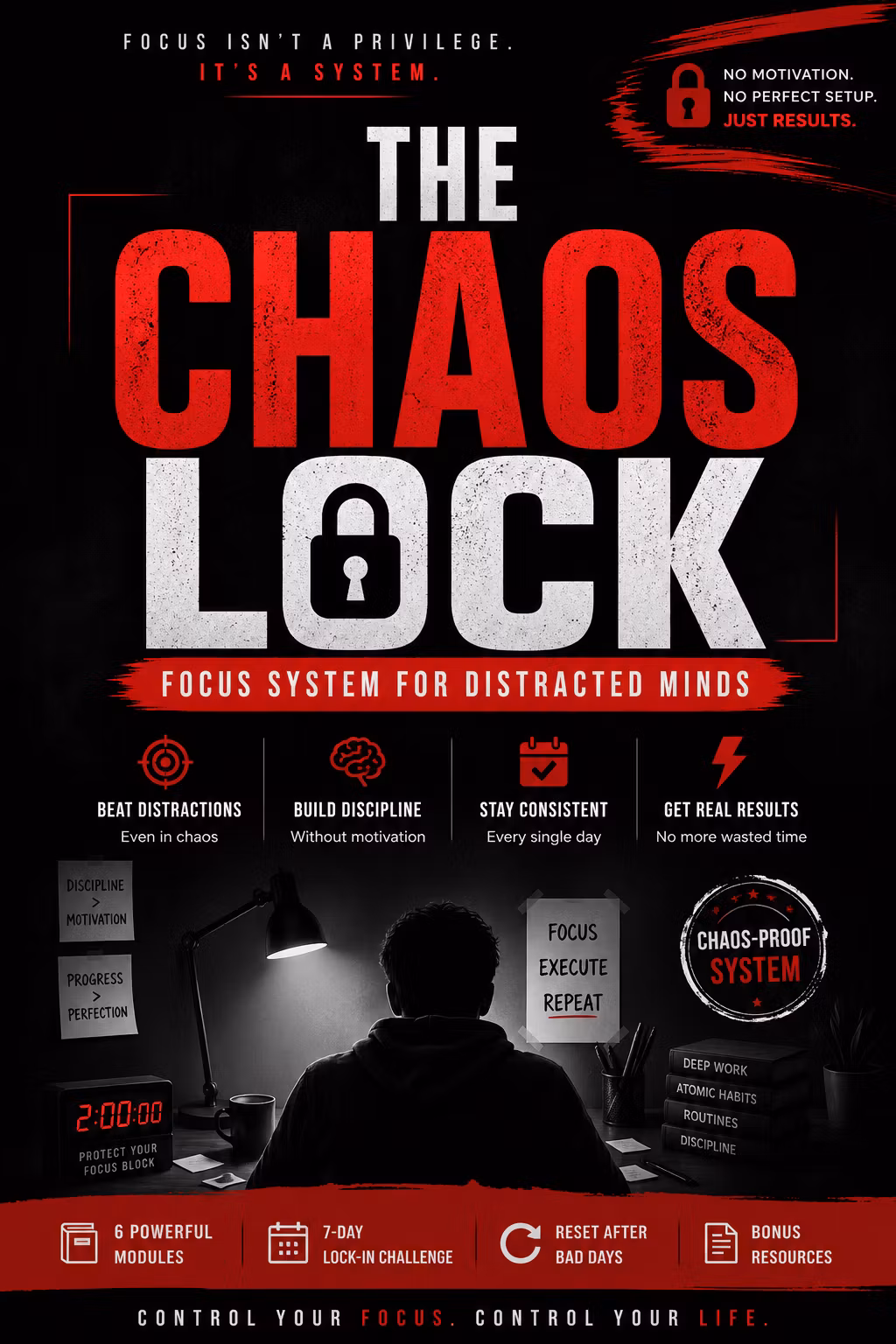The Chaos Lock: Focus System for Distracted Minds
