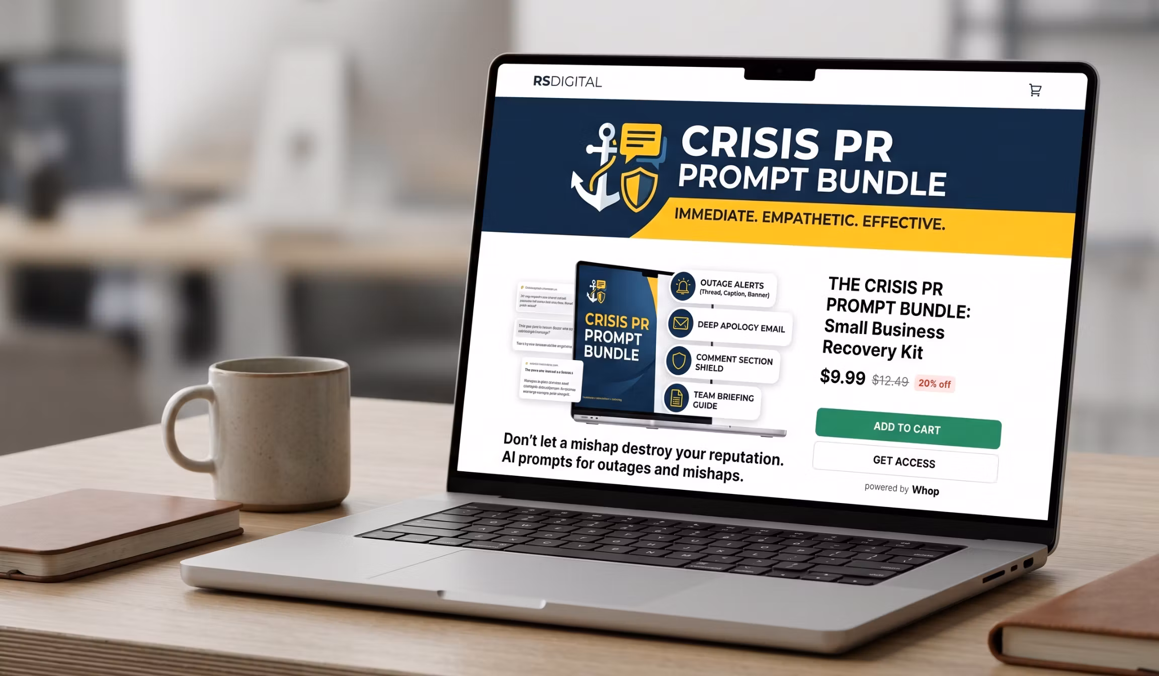 Crisis PR Prompt Bundle: Small Business Recovery Kit