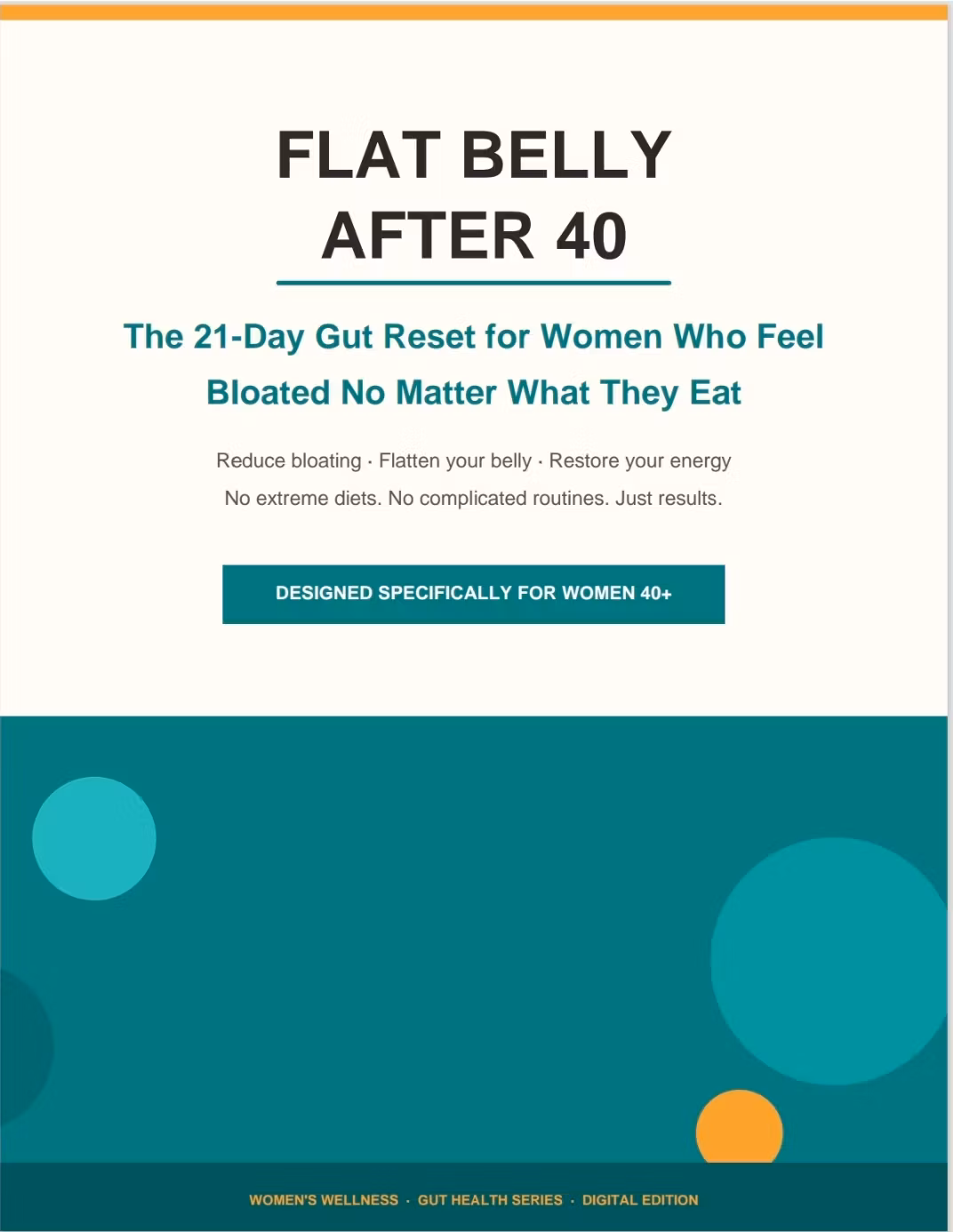Flat Belly Over 40