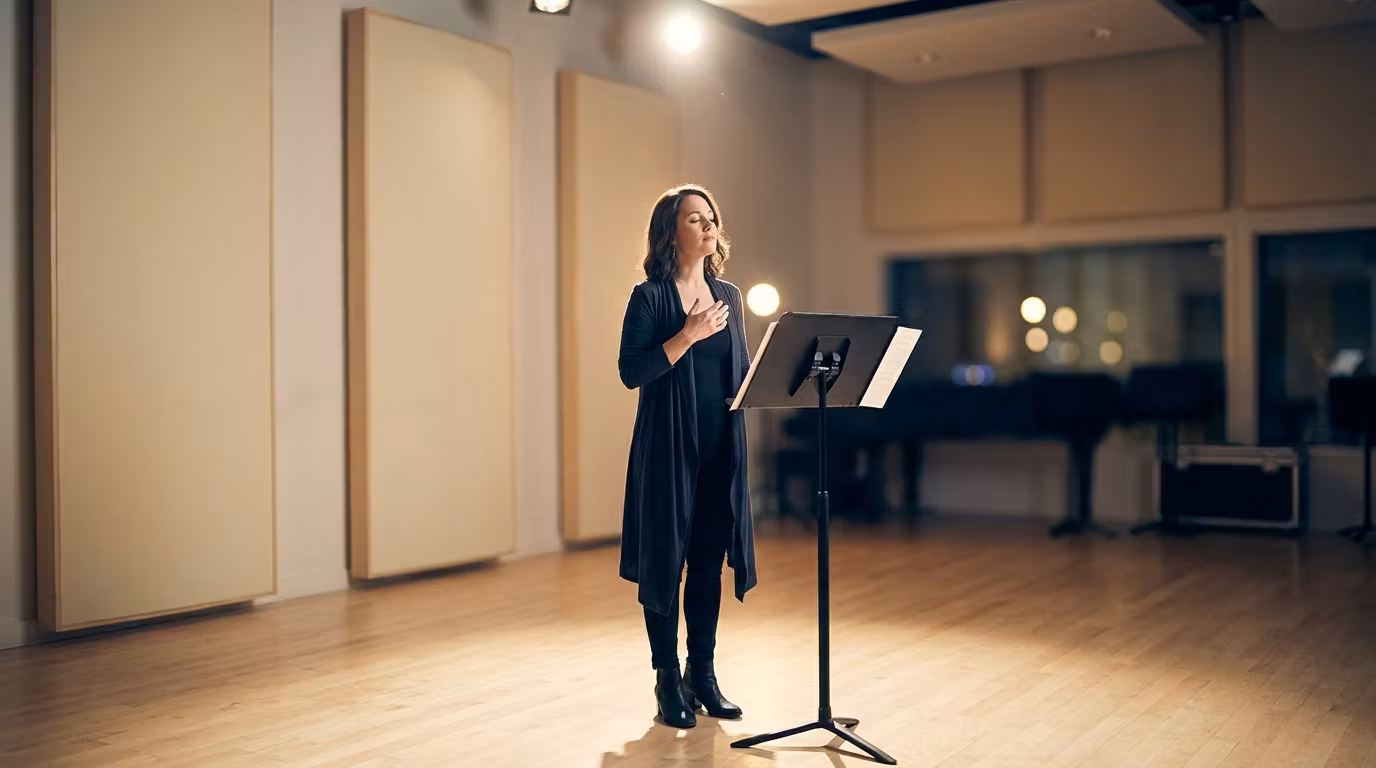 Solo Singers Rehearsing Longer Without Throat Pain