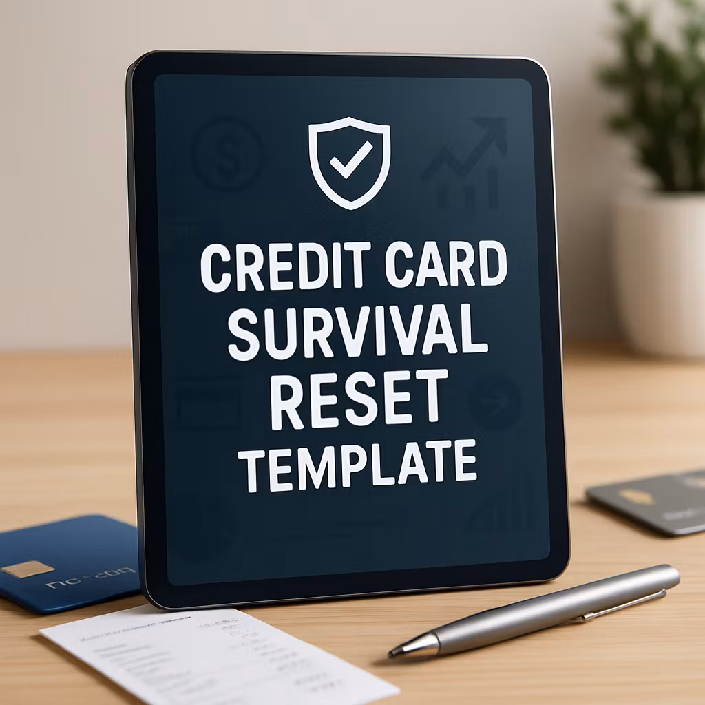 Credit Card Survival Reset Template