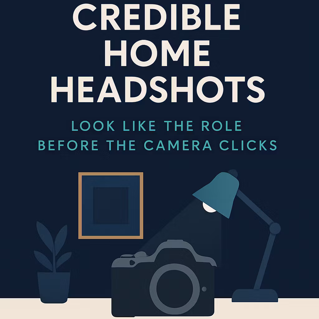 Credible Home Headshots: Look Like the Role Before the Camera Clicks