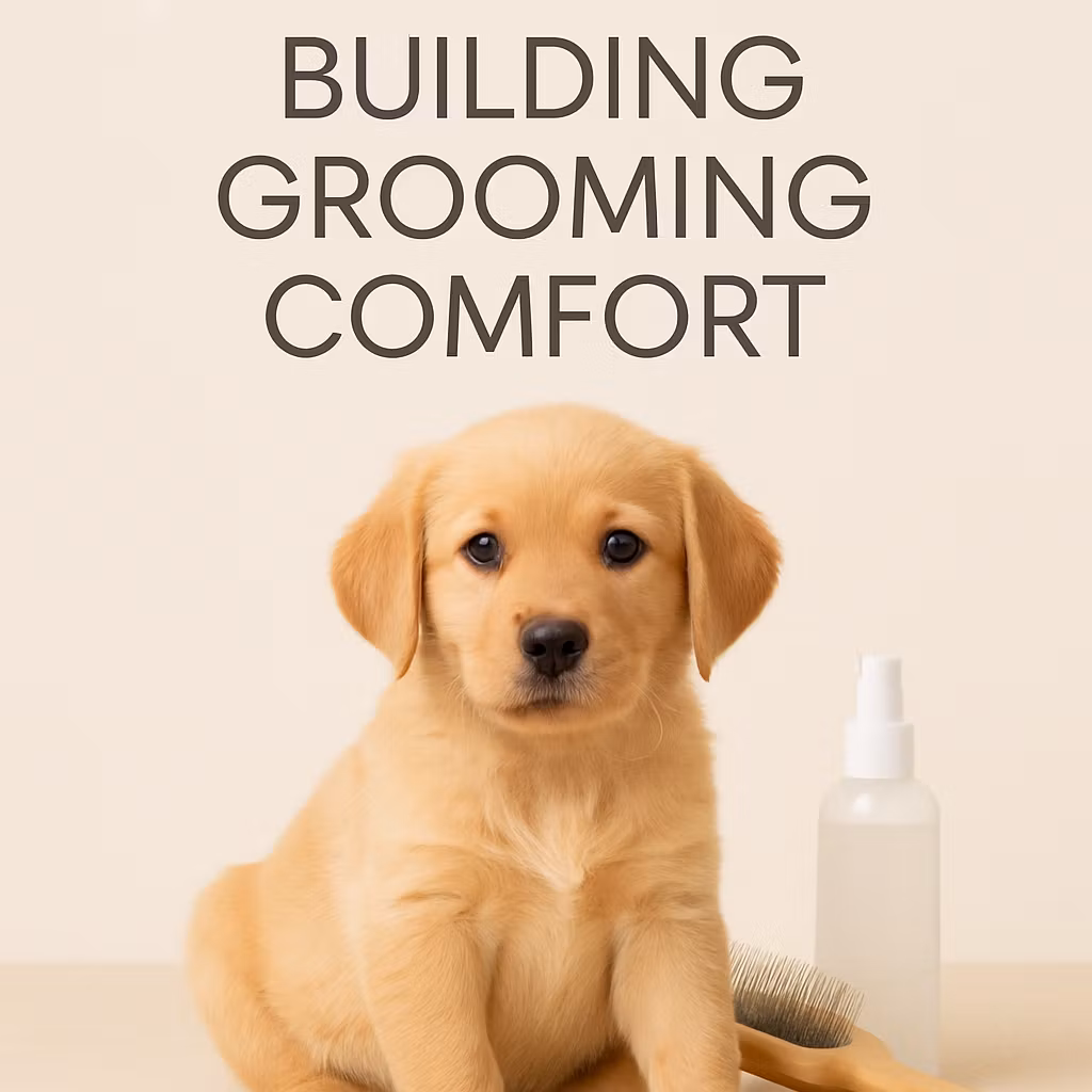 New Puppy Owners Building Grooming Comfort Without Fear