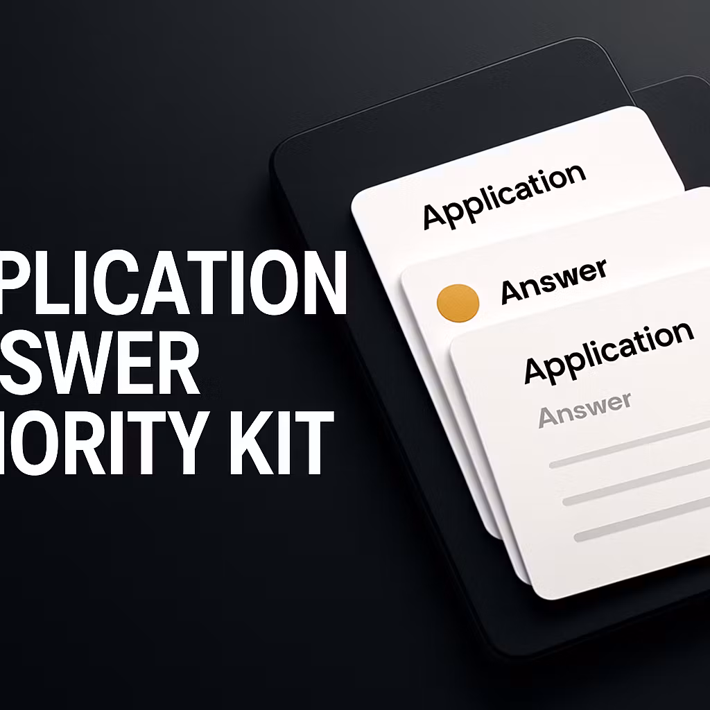 Application Answer Priority Kit