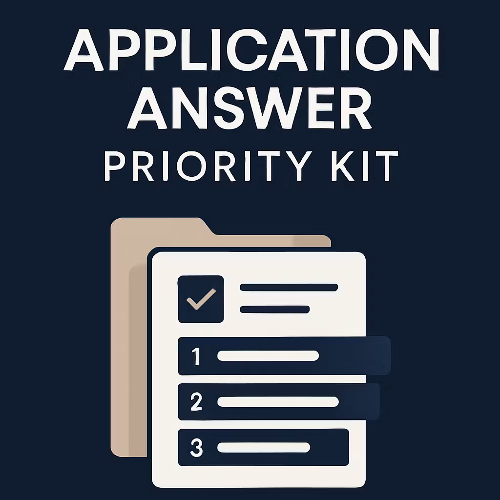Application Answer Cheat Sheet for Job Seekers and Renters