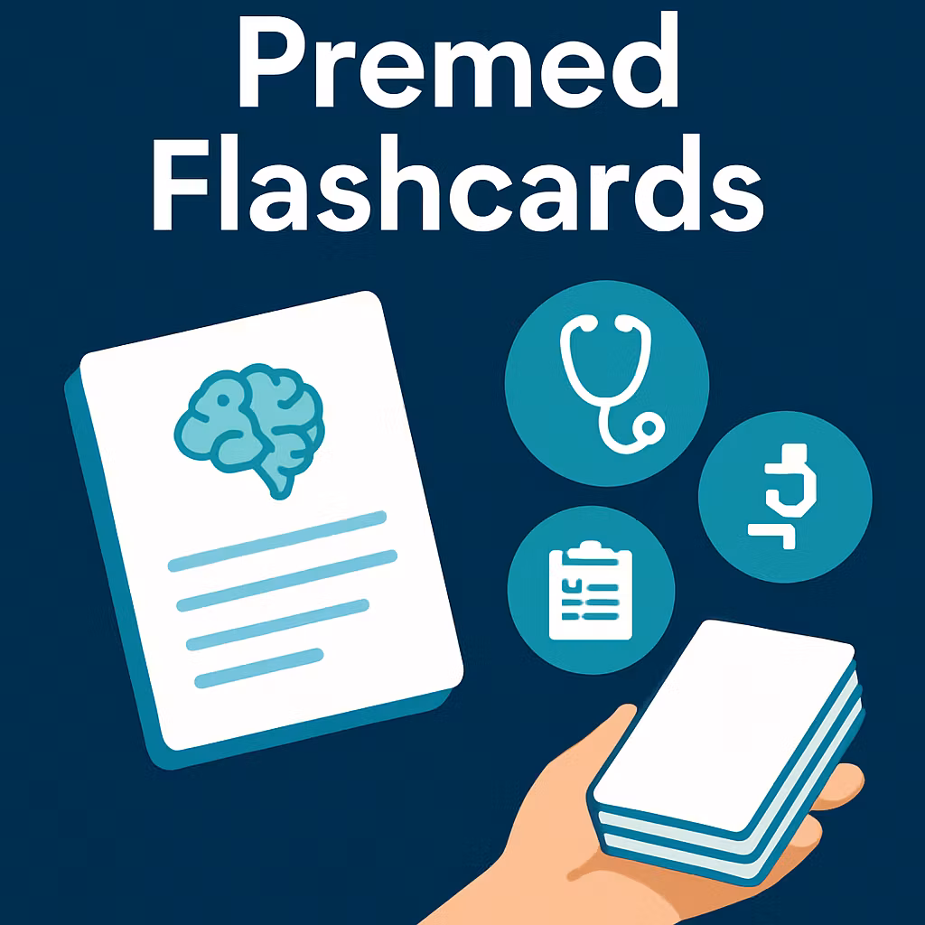 Premed Flashcards Without Typing Hours