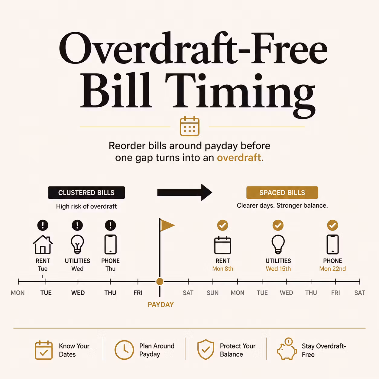 Overdraft-Free Bill Timing