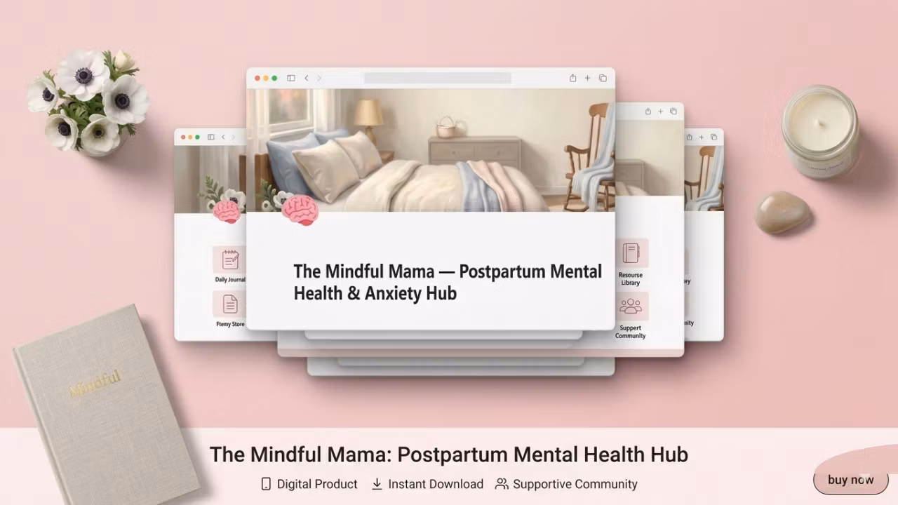 The Mindful Mama — Postpartum  Mental Health & Anxiety Hub